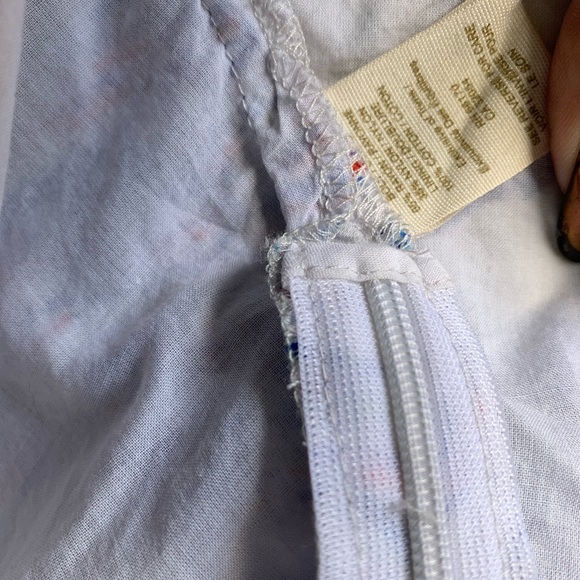 FREE PEOPLE Vintage Mini Skirt with Gold Embroidery  US Womens Size S EUC - Picture 6 of 6